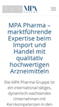 Mobile Screenshot of mpapharma.de
